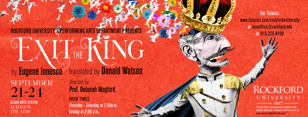 ‘Exit the King’ by Ionesco at Rockford&nbsp;University